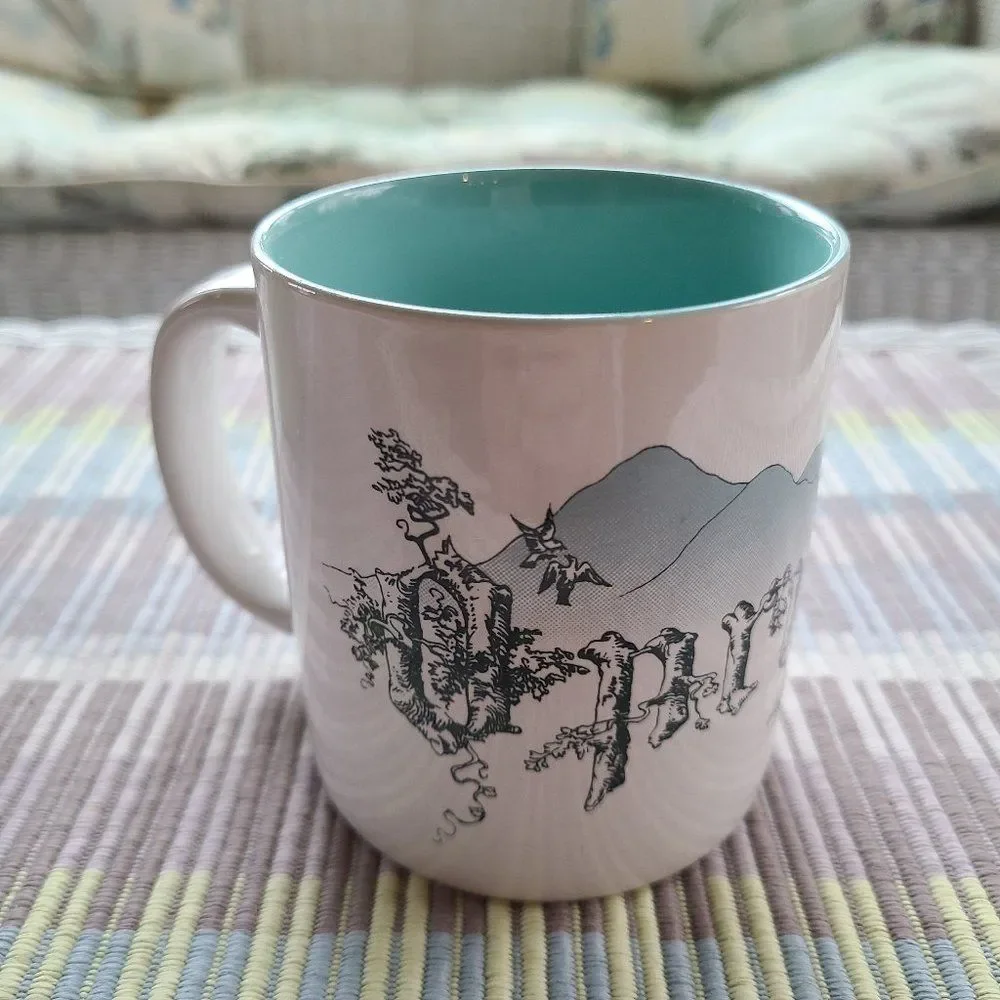 Vintage Opryland Coffee Mug Nashville, Tennessee TN Great Smoky Mountains Trees